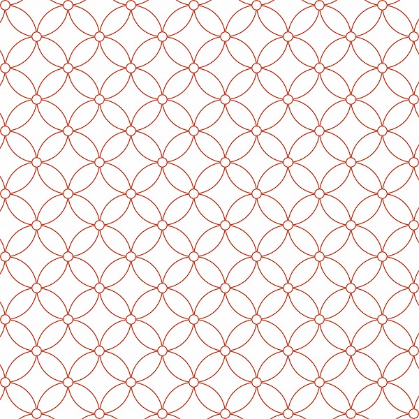 和柄 七宝 幾何学模様 白赤のフリー素材 無料デザインcg画像のcg フォト C01005 010h