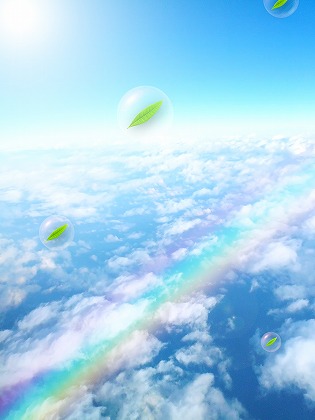 空にかかる虹 太陽 のフリー素材 カテゴリ一覧 エコロジー 環境cgイメージ C 003e ダウンロード 高解像度 無料のcg素材画像